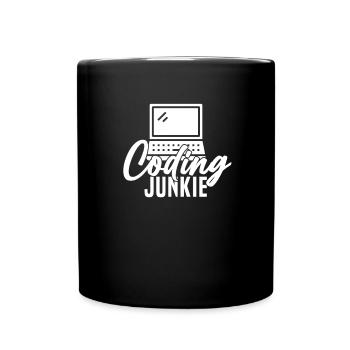 Programmierer Coding Entwickler Informatik - Tasse einfarbig - Schwarz - Vorne