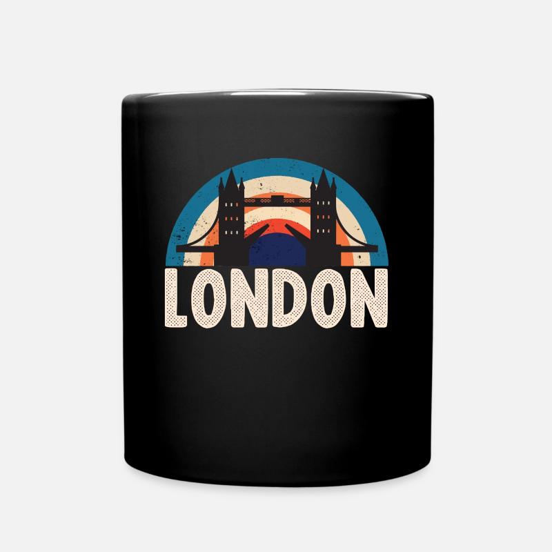 London Tower Bridge Angleterre Tamise - Mug uni - noir