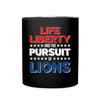 Lions Happiness Safari Afrique Savannah - Mug uni - noir - Devant