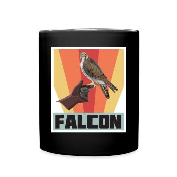 Faucons Fauconneries et aigles Faune - Mug uni - noir - Devant