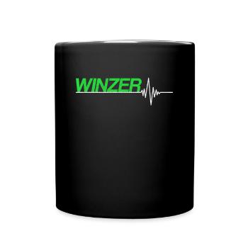 Winzer - Tasse einfarbig - Schwarz - Vorne