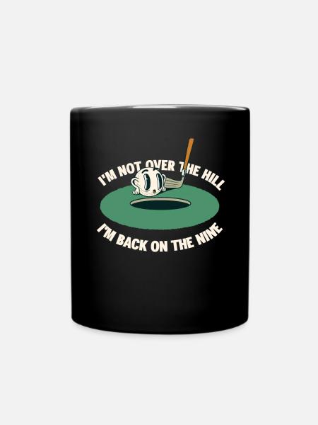 Je suis de retour au Nine Golf Club Golf Ball Golfer - Mug uni - noir