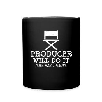 Producer Will Do It Videograf Movie Maker Film - Full Colour Mug - black - Front