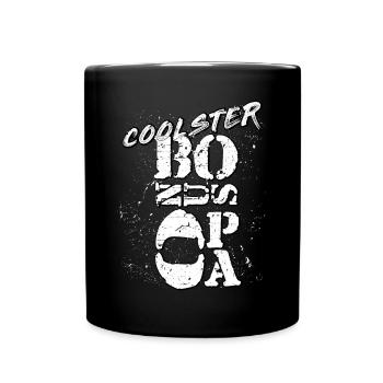 Opa Bonusopa - Tasse einfarbig - Schwarz - Vorne