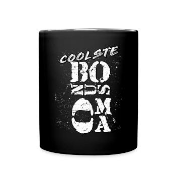 Stiefoma Bonusoma Oma - Tasse einfarbig - Schwarz - Vorne