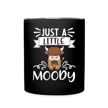 Vache bovine écossaise des Highlands - Mug uni - noir - Devant
