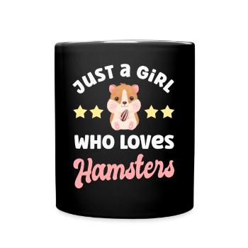 Hamster - Mug uni - noir - Devant