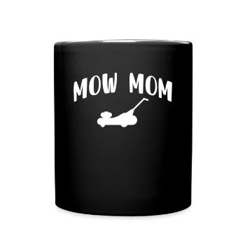 Mow Maman Maman Maman Fête des Mères Cadeau - Mug uni - noir - Devant