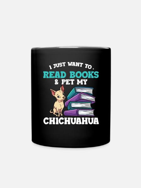 Lesen - Tasse einfarbig - Schwarz