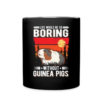 Cochon d’Inde Cadeau Cochon d’Inde - Mug uni - noir - Devant
