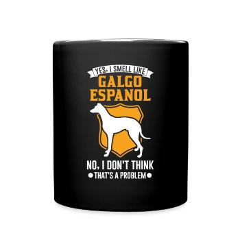 Galgo Espanol Cadeau Lévrier Espagnol - Mug uni - noir - Devant
