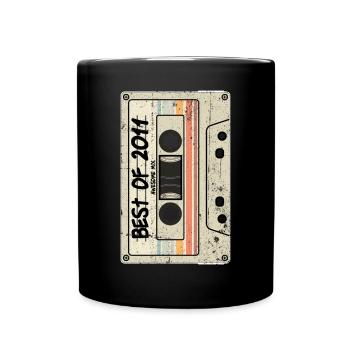 Best of 2011 Cassette Retro Tape - Full Colour Mug - black - Front