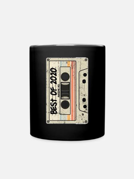 Best of 2020 Kasette - Tasse einfarbig - Schwarz