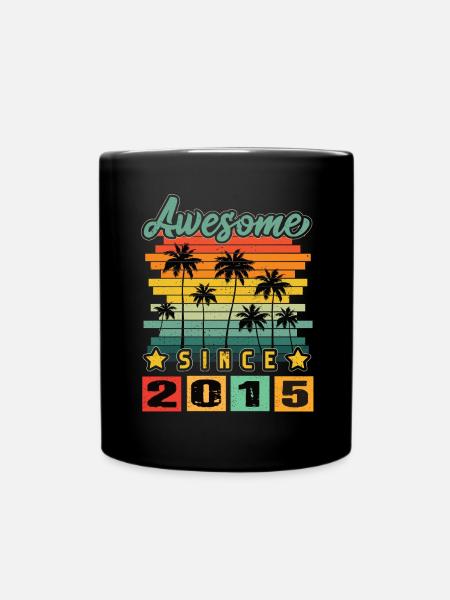 Awesome Since 2015 - Tasse einfarbig - Schwarz