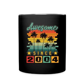 Awesome Since 2004 - Full Colour Mug - black - Front