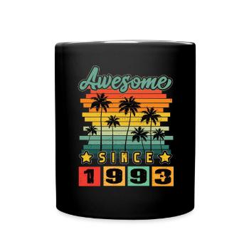 Awesome Since 1993 - Full Colour Mug - black - Front
