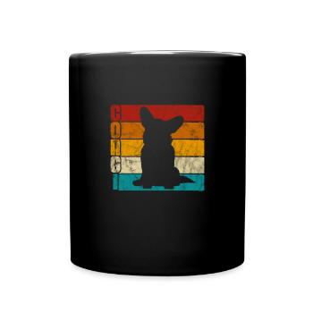 Welsh Corgi Dog Dog Dog Race Cadeau - Mug uni - noir - Devant