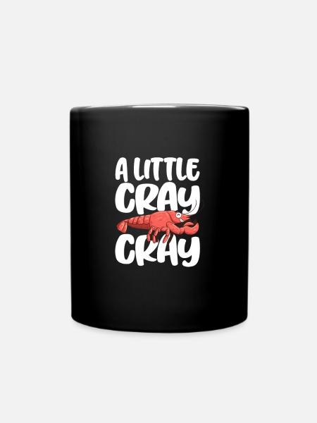 Crayfish - Full Colour Mug - black