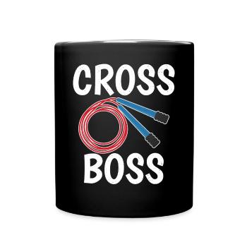 Saut à la corde pour le fitness roping - Mug uni - noir - Devant