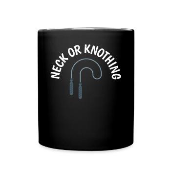 Saut à la corde pour le fitness roping - Mug uni - noir - Devant