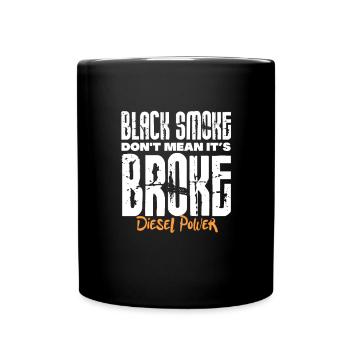 Diesel Auto Tuning Véhicule à Essence Cadeau - Mug uni - noir - Devant