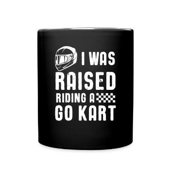 J’ai grandi en conduisant un kart de course de karting karting - Mug uni - noir - Devant