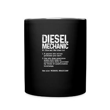 Diesel Auto Tuning Véhicule à Essence Cadeau - Mug uni - noir - Devant