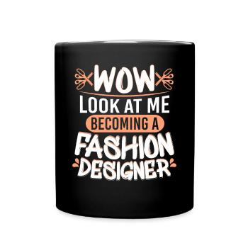 Look At Me Fashion Designer - Full Colour Mug - black - Front