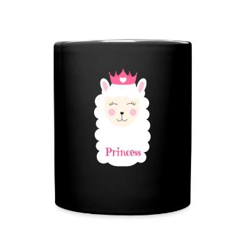 Princess Pako Lama Alpaca Éleveur d'alpagas - Mug uni - noir - Devant