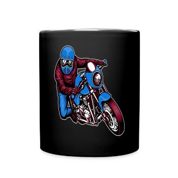 Motorcycling Motorcycle Bike Stunt Gift Idea - Full Colour Mug - black - Front