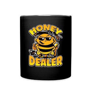 Marchand de miel Apiculteur Abeille Murmure Abeilles Abeilles Abeilles Abeille - Mug uni - noir - Devant