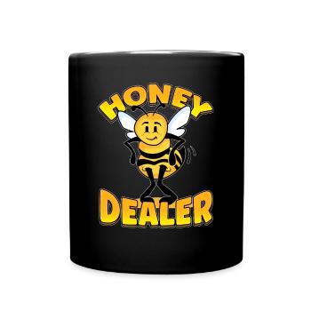 Marchand de miel Apiculteur Abeille Murmure Abeilles Abeilles Abeilles Abeille - Mug uni - noir - Devant