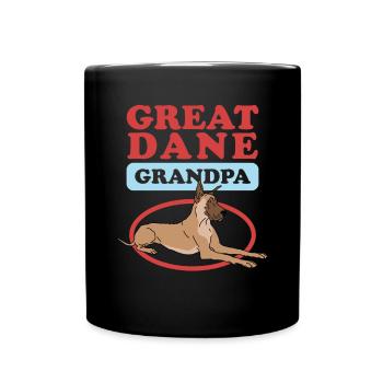 | great dane dogs Cadeau de propriétaire de chien - Mug uni - noir - Devant