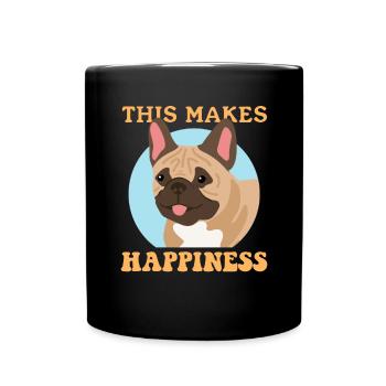 Français Bulldog | Français Cadeau Bulldog - Mug uni - noir - Devant