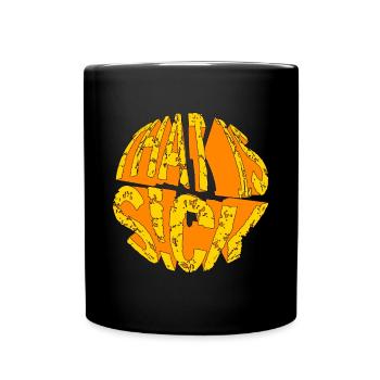 C’EST SICK VINTAGE RETRO MOUNTAINBIKE - Mug uni - noir - Devant