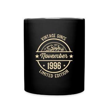 Anniversaire Vintage depuis Novembre 1996 - Mug uni - noir - Devant