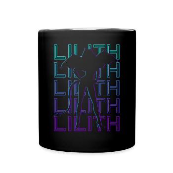 Lilith Seal Enochian Occult Magick Satanic - Full Colour Mug - black - Front