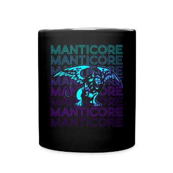 Mantikor Persische Mythologie Antike - Tasse einfarbig - Schwarz - Vorne