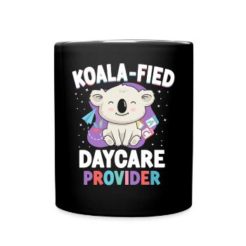 Childcare Daycare Provider Teacher - Full Colour Mug - black - Front
