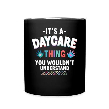 Fournisseur de services de garde d’enfants Enseignant - Mug uni - noir - Devant