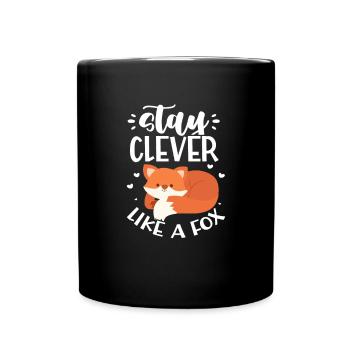 Renards Renards Forêt de renards Animal Forest Animal Animal Cadeau - Mug uni - noir - Devant
