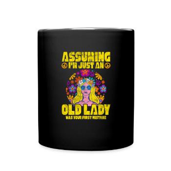 Hippie - Mug uni - noir - Devant