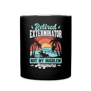 Retired Pest Controllers - Full Colour Mug - black - Front