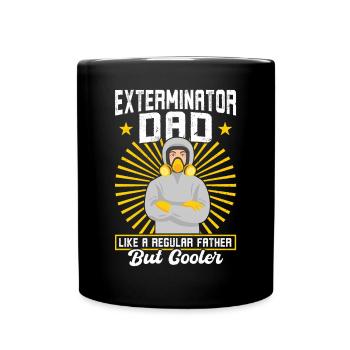 Exterminator Dad - Pest Control - Full Colour Mug - black - Front