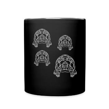Turtles Turtles Cute turtles - Full Colour Mug - black - Front