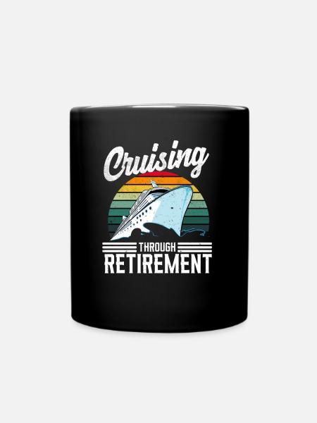 Kreuzfahrt - Tasse einfarbig - Schwarz