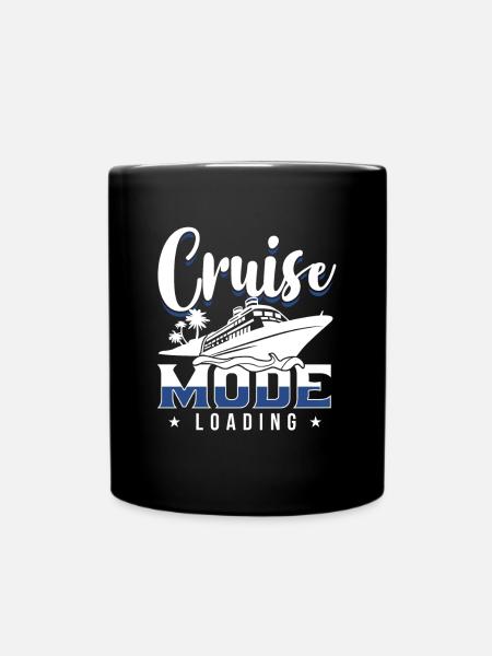 Kreuzfahrt - Tasse einfarbig - Schwarz
