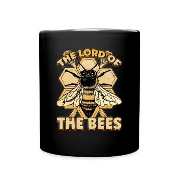 Lord of bees Beekeepers Bee whisper Bee - Full Colour Mug - black - Front