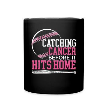 Attraper le cancer avant qu’il ne frappe le cancer du sein à la maison - Mug uni - noir - Devant