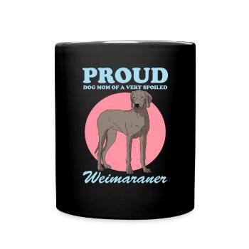 Weimaraner Mom Dog Dog Owner Gift - Full Colour Mug - black - Front